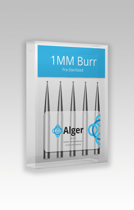 Algerbrush replacement burrs 1 mm